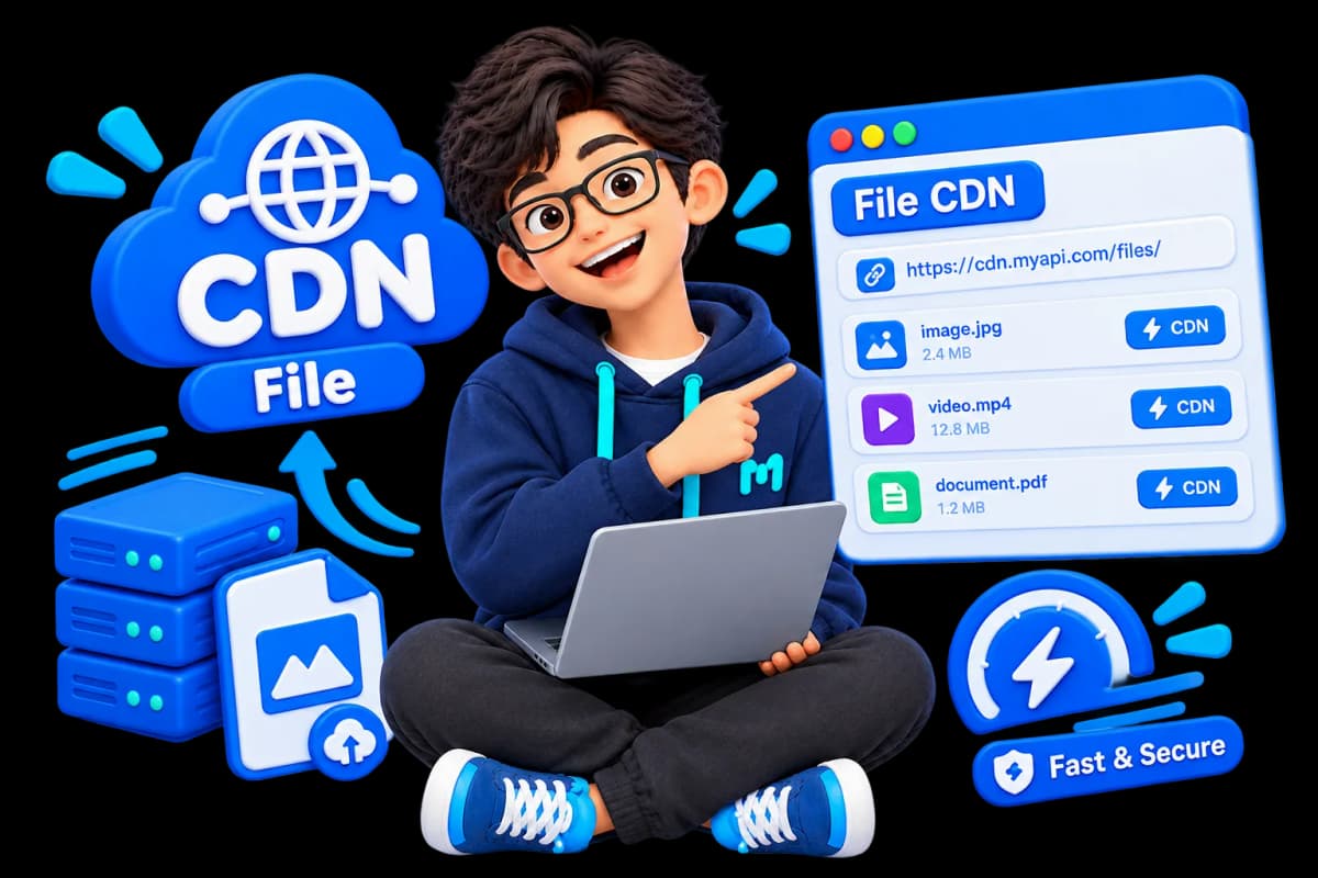 Masdika Edge CDN & Temporary Storage
