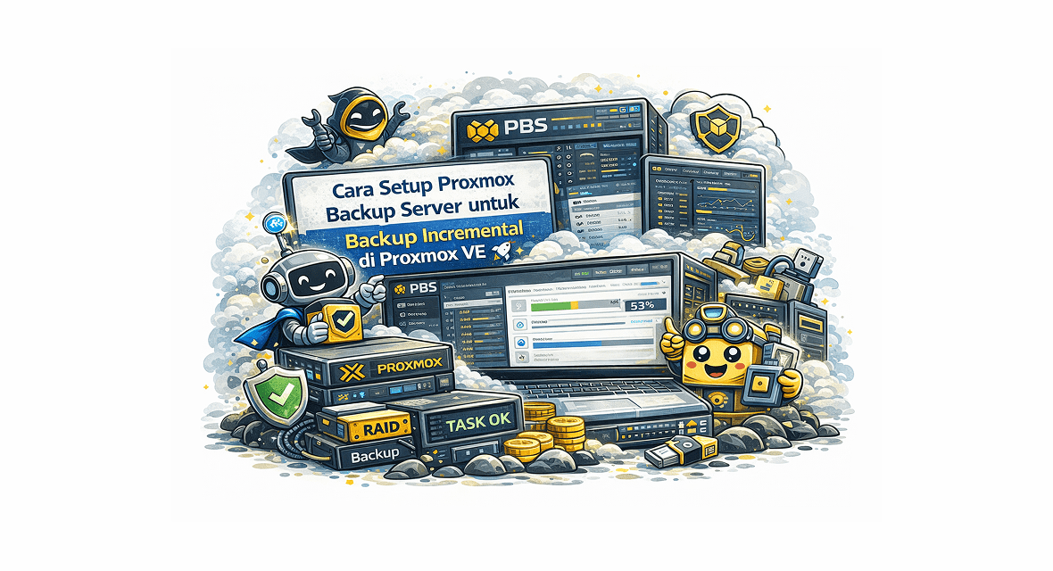 Panduan Lengkap Setup Proxmox Backup Server (PBS) untuk Backup Incremental