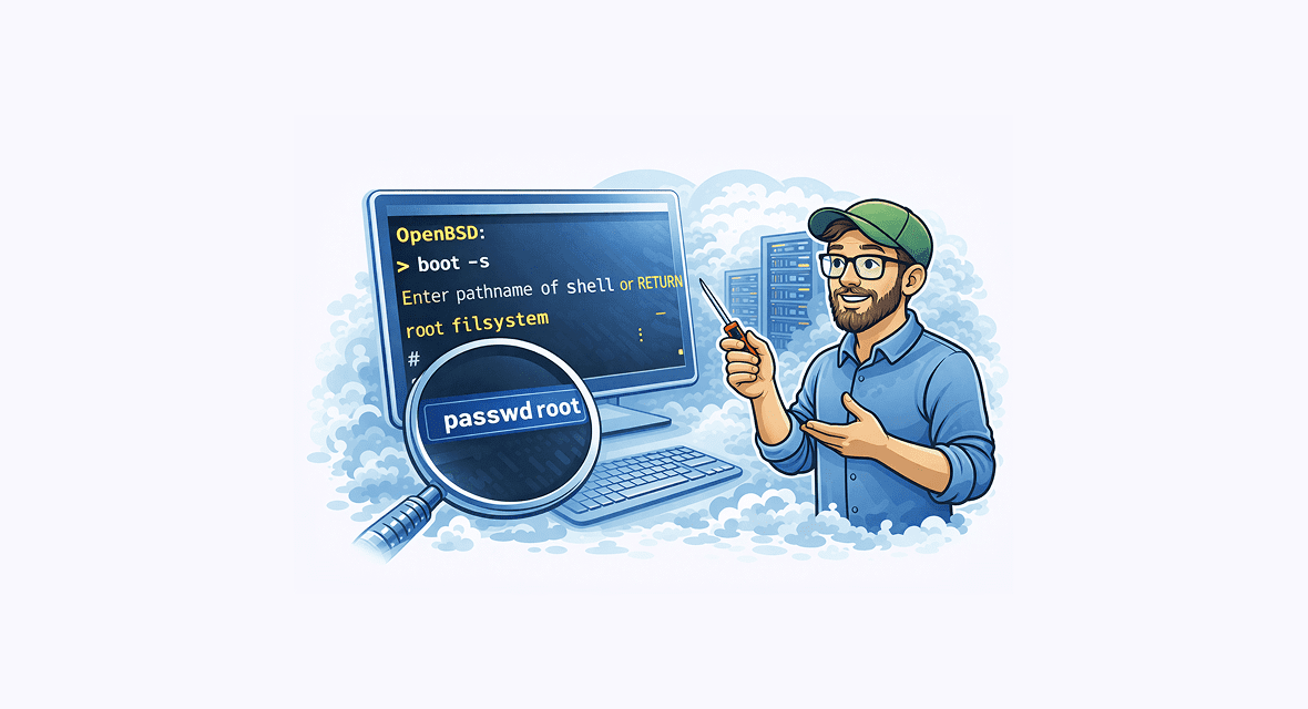 Cara Reset Password OpenBSD di Proxmox via VNC